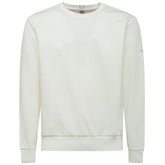 People Of Shibuya Chic White Tech Fabric Crewneck Sweater -   -  People Of Shibuya.